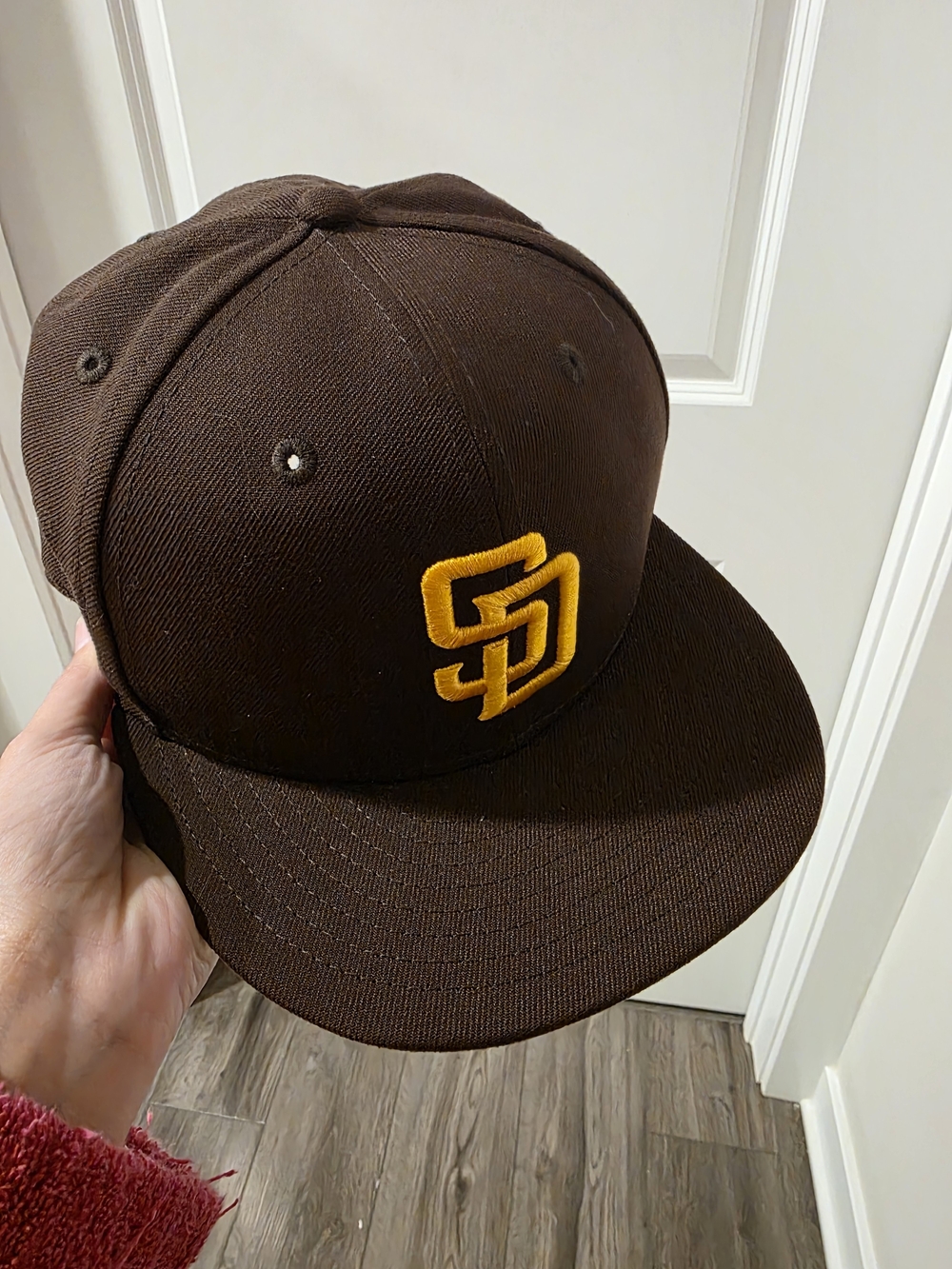 New Era San Diego Padres Brown and Gold Fitted Cap